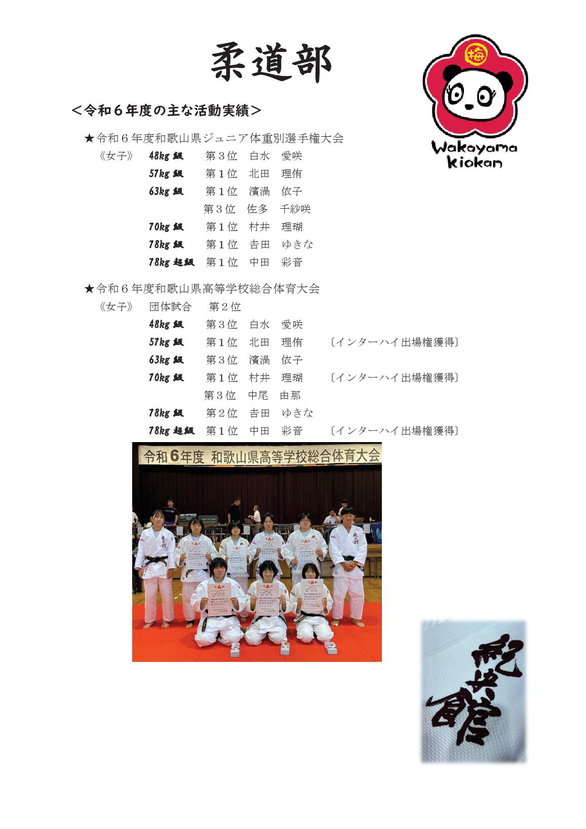 令和6年度 柔道部のサムネイル